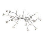 M6260 Adn 36 Light Pendant Round 74cm 100W LED White