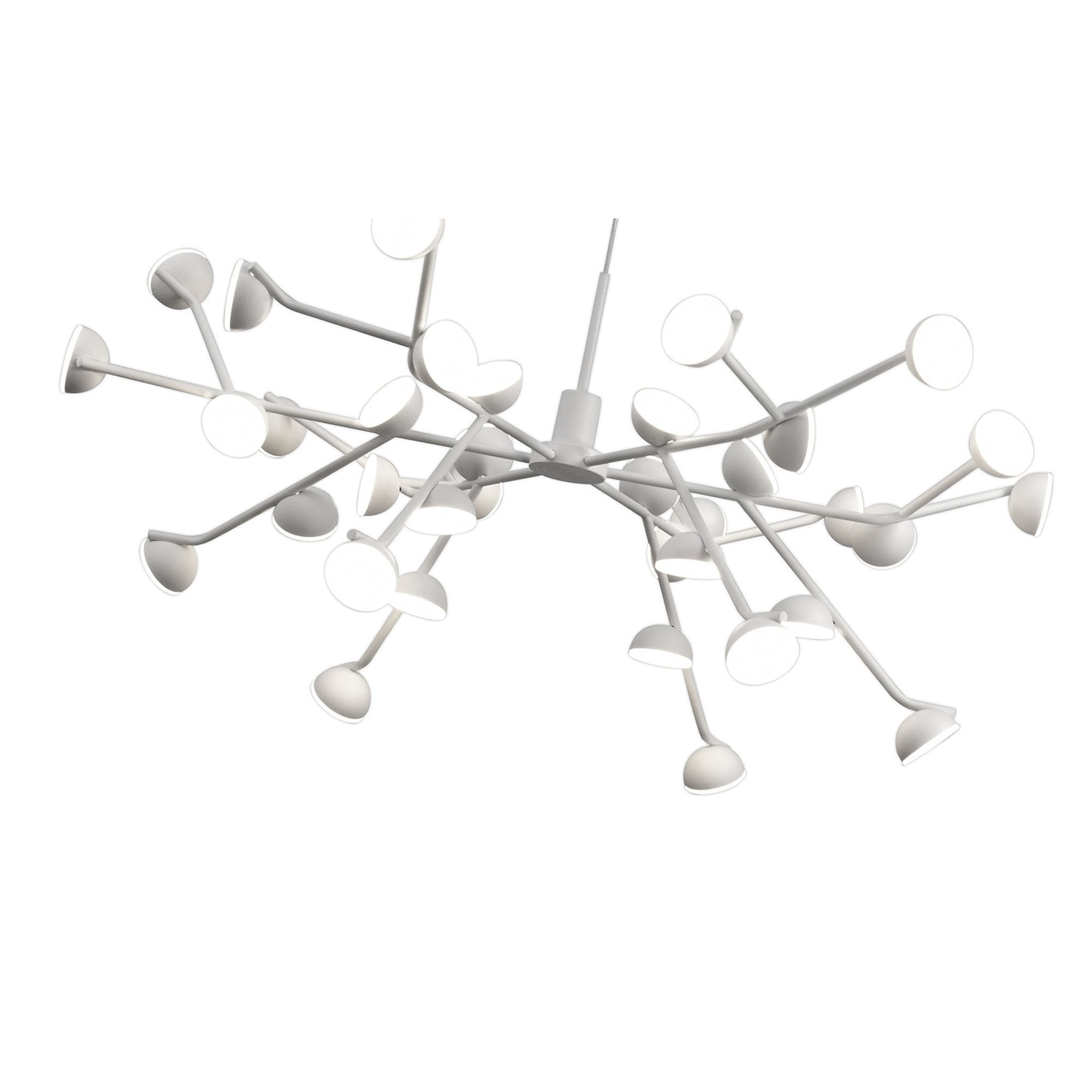M6260 Adn 36 Light Pendant Round 74cm 100W LED White