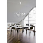 M6260 Adn 36 Light Pendant Round 74cm 100W LED White