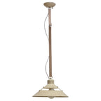 M5431 Industrial Ceiling 1 Light 40W E27 Medium Sand Metal Beige Belt