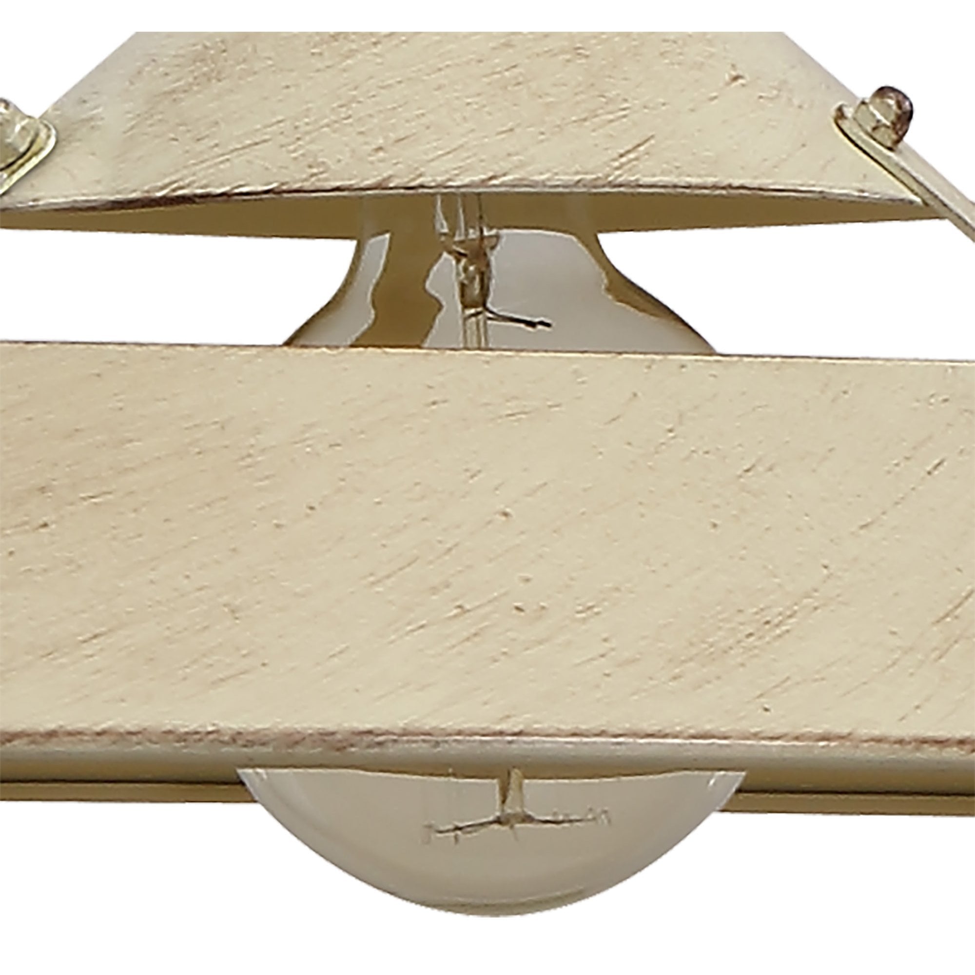 M5431 Industrial Ceiling 1 Light 40W E27 Medium Sand Metal Beige Belt