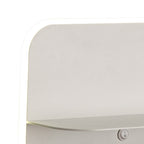 M6875 Lanzarote Wall Lamp Shelf USB Sockets 18W LED Matt White