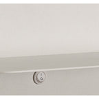 M6875 Lanzarote Wall Lamp Shelf USB Sockets 18W LED Matt White
