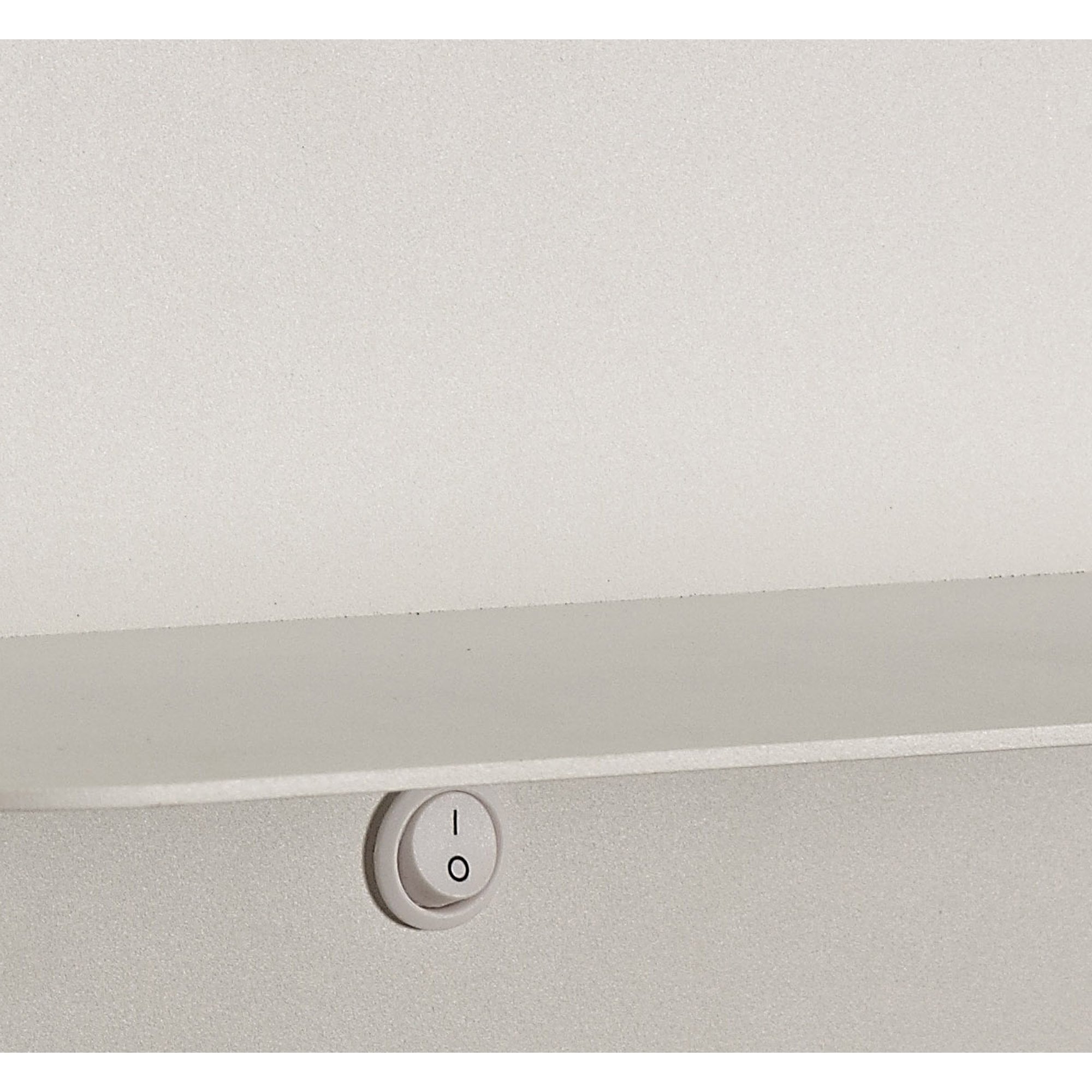M6875 Lanzarote Wall Lamp Shelf USB Sockets 18W LED Matt White