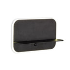 M6876 Lanzarote Wall Lamp Shelf USB Sockets 18W LED Matt Black