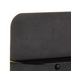 M6876 Lanzarote Wall Lamp Shelf USB Sockets 18W LED Matt Black