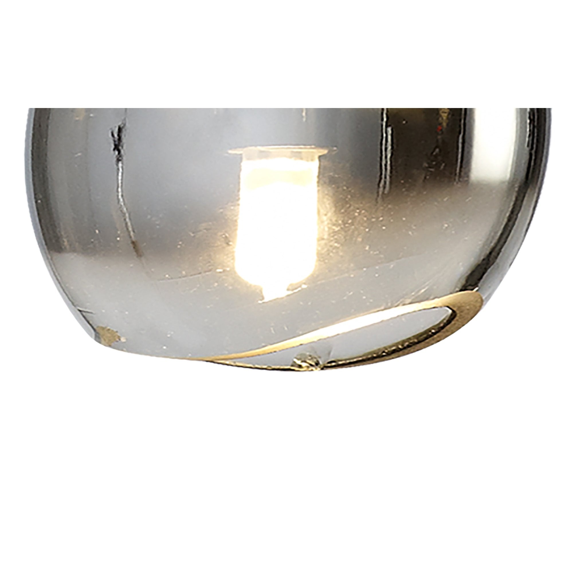 M6189 Lens Linear Pendant 3 Light Chrome Glass