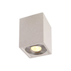 M7186 Levi Outdoor Rectangular Spotlight 1 Light White Concrete