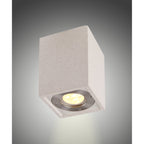 M7186 Levi Outdoor Rectangular Spotlight 1 Light White Concrete