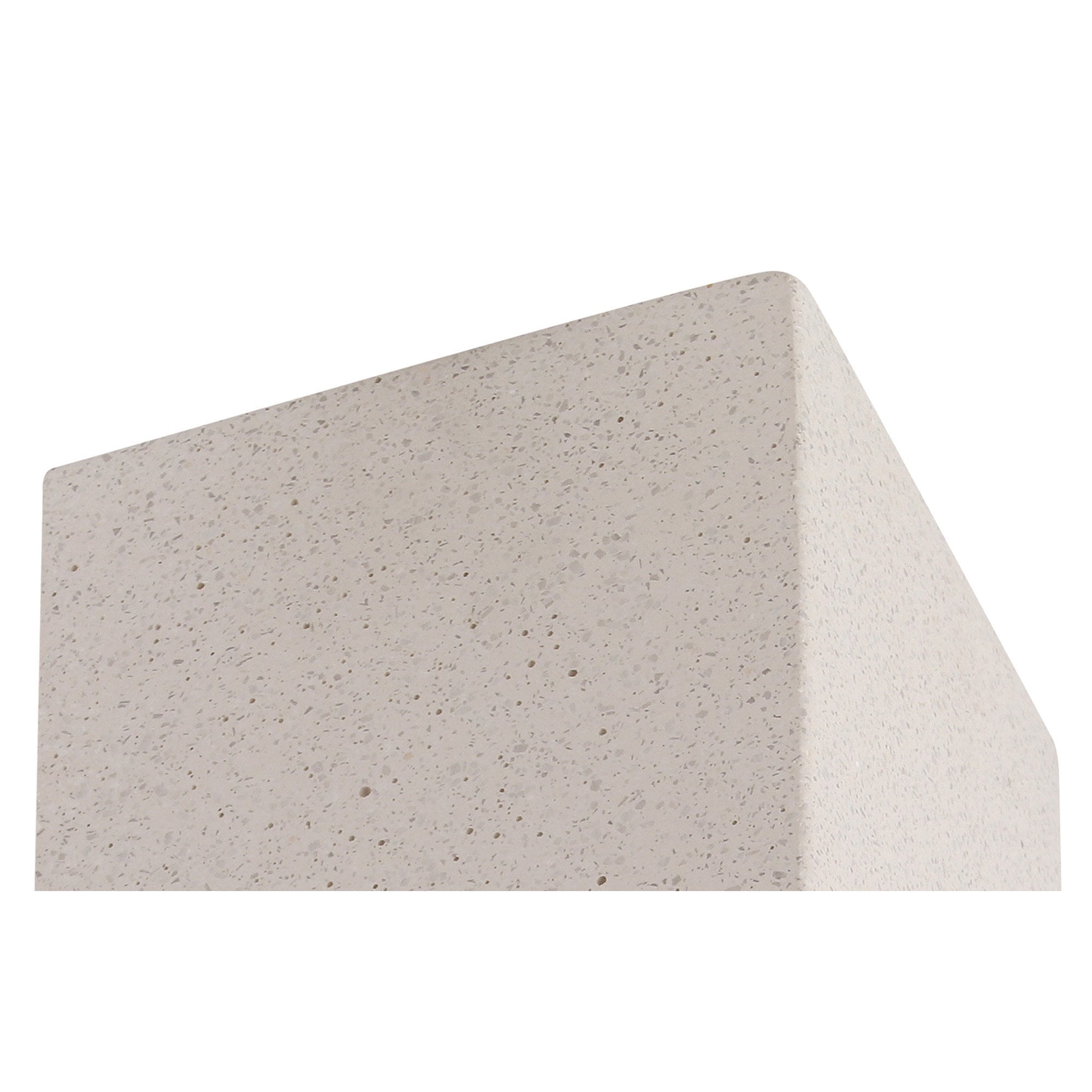 M7186 Levi Outdoor Rectangular Spotlight 1 Light White Concrete
