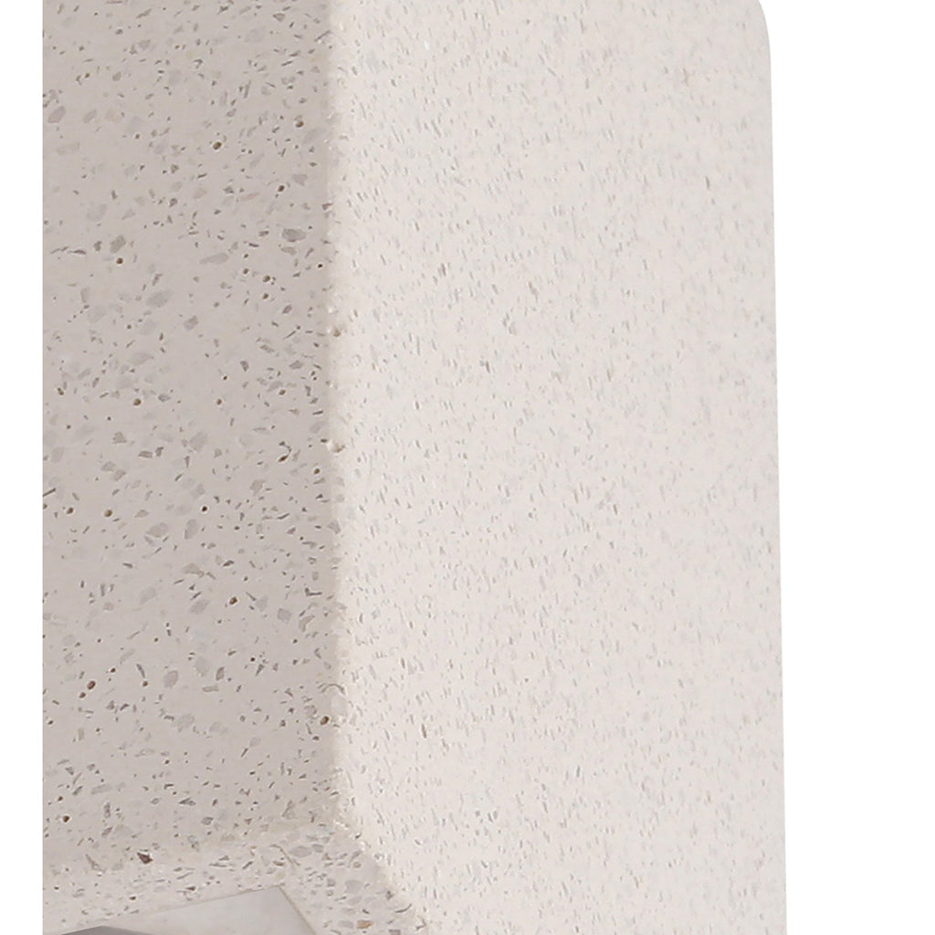 M7186 Levi Outdoor Rectangular Spotlight 1 Light White Concrete