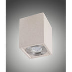 M7186 Levi Outdoor Rectangular Spotlight 1 Light White Concrete