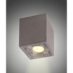 M7187 Levi Outdoor Rectangular Spotlight 1 Light Grey Concrete