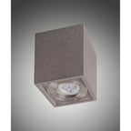 M7187 Levi Outdoor Rectangular Spotlight 1 Light Grey Concrete