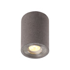 M7185 Levi Outdoor Round Spotlight 1 Light Grey Concrete