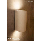 M7185 Levi Outdoor Round Spotlight 1 Light Grey Concrete