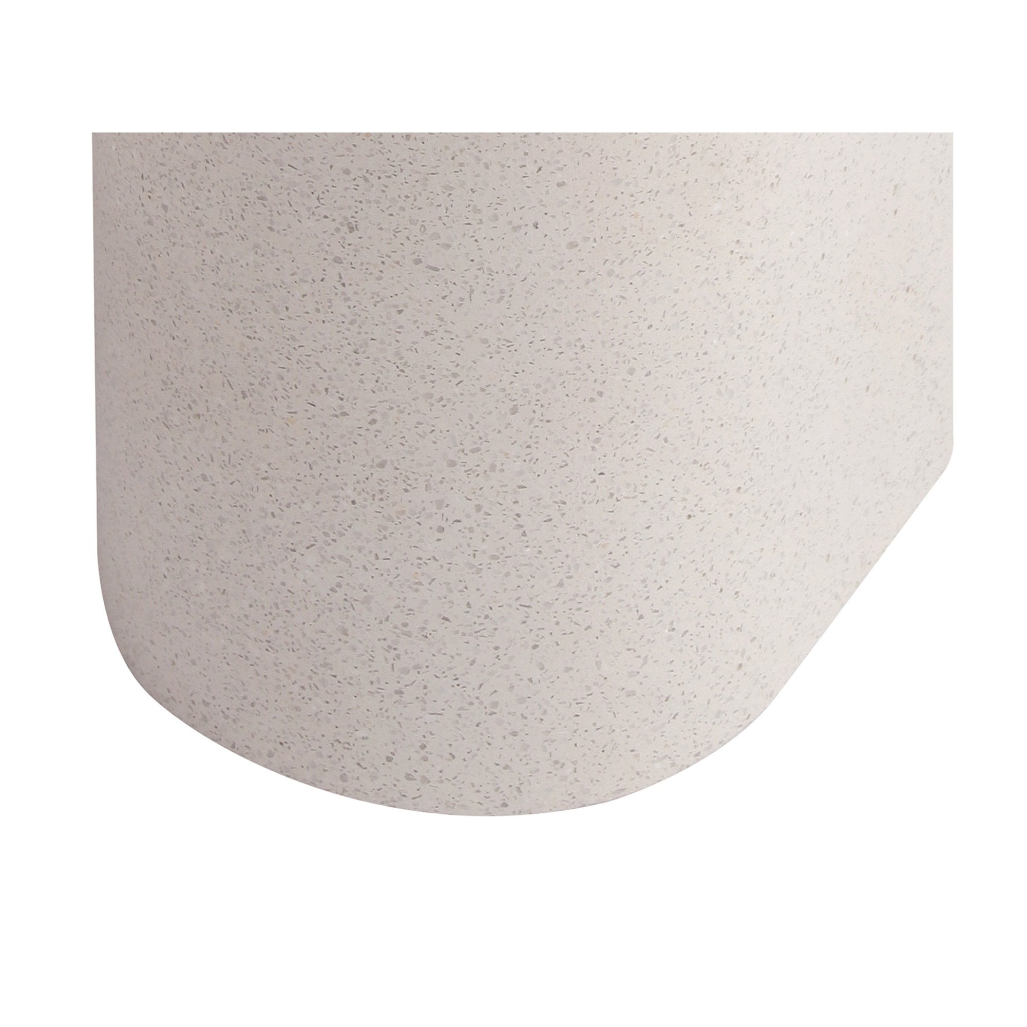 M7180 Levi Outdoor Round Wall Lamp 2 Light White Concrete