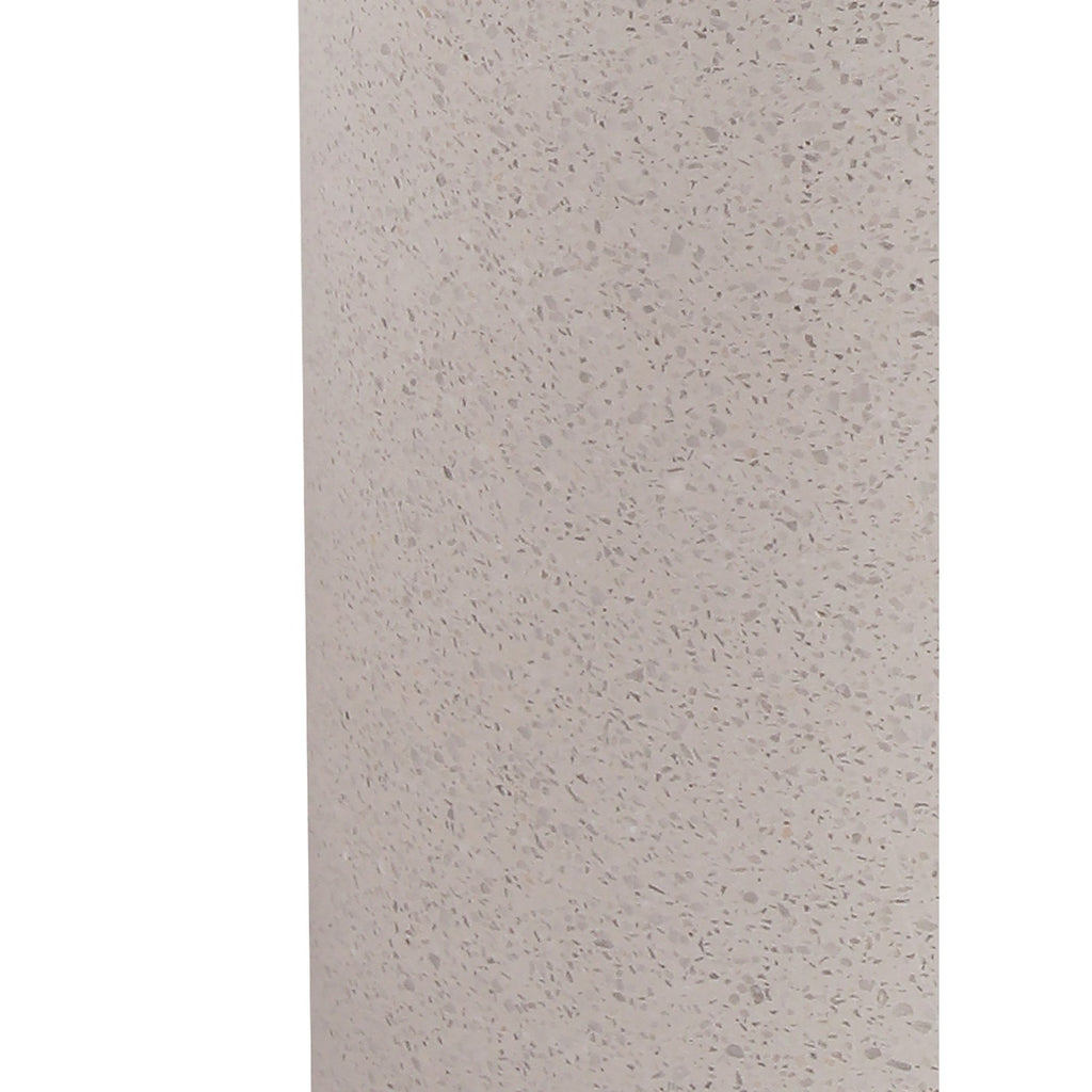 M7180 Levi Outdoor Round Wall Lamp 2 Light White Concrete