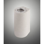 M7180 Levi Outdoor Round Wall Lamp 2 Light White Concrete