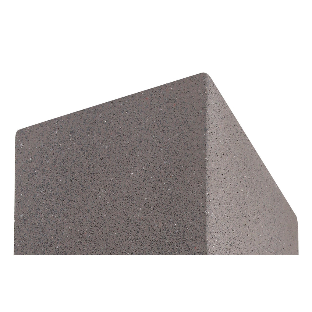 M7183 Levi Outdoor Rectangular Wall Lamp 2 Light Grey Concrete