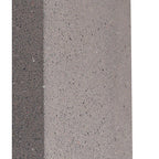 M7183 Levi Outdoor Rectangular Wall Lamp 2 Light Grey Concrete