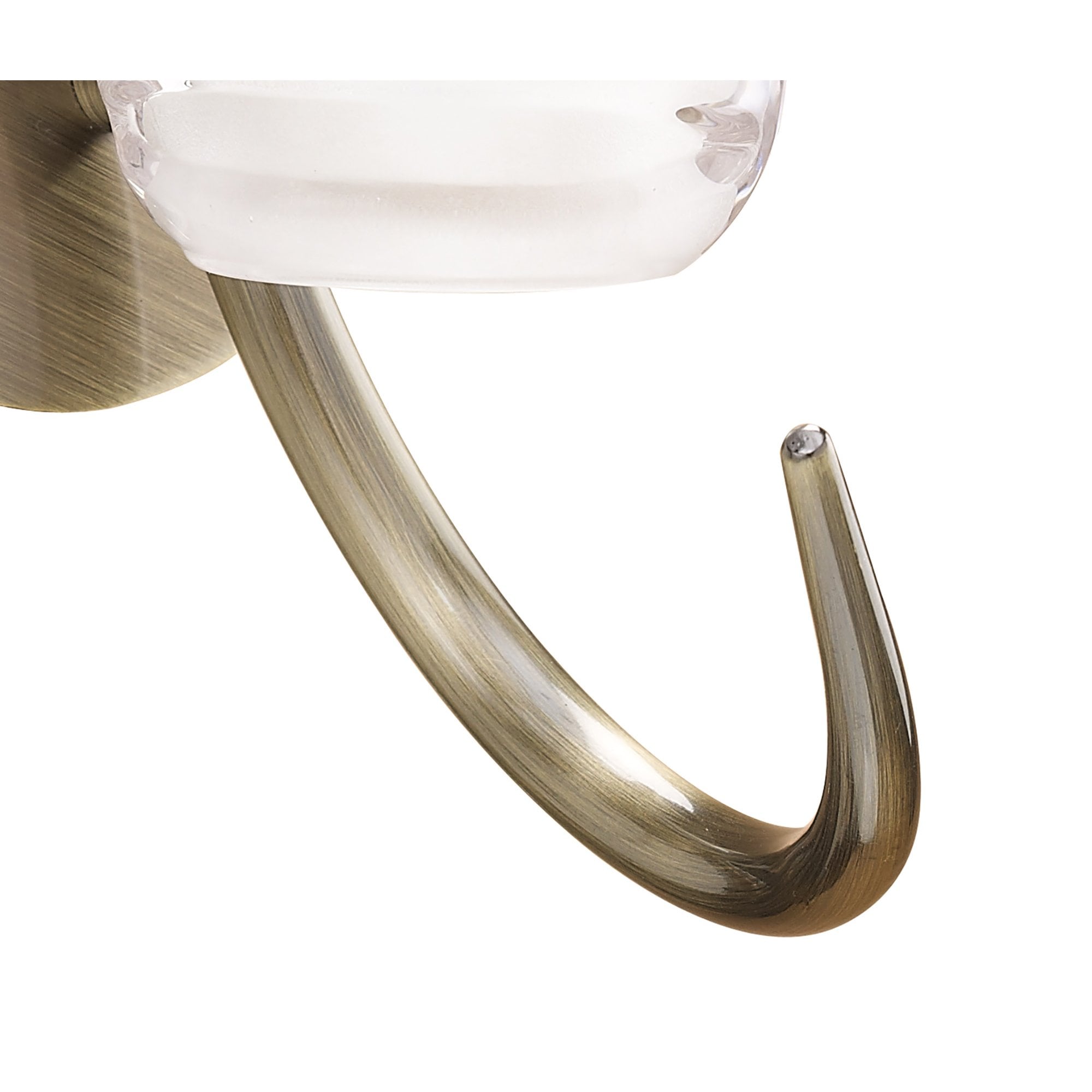 M1826 Loop Wall Lamp 1 Light G9 Antique Brass