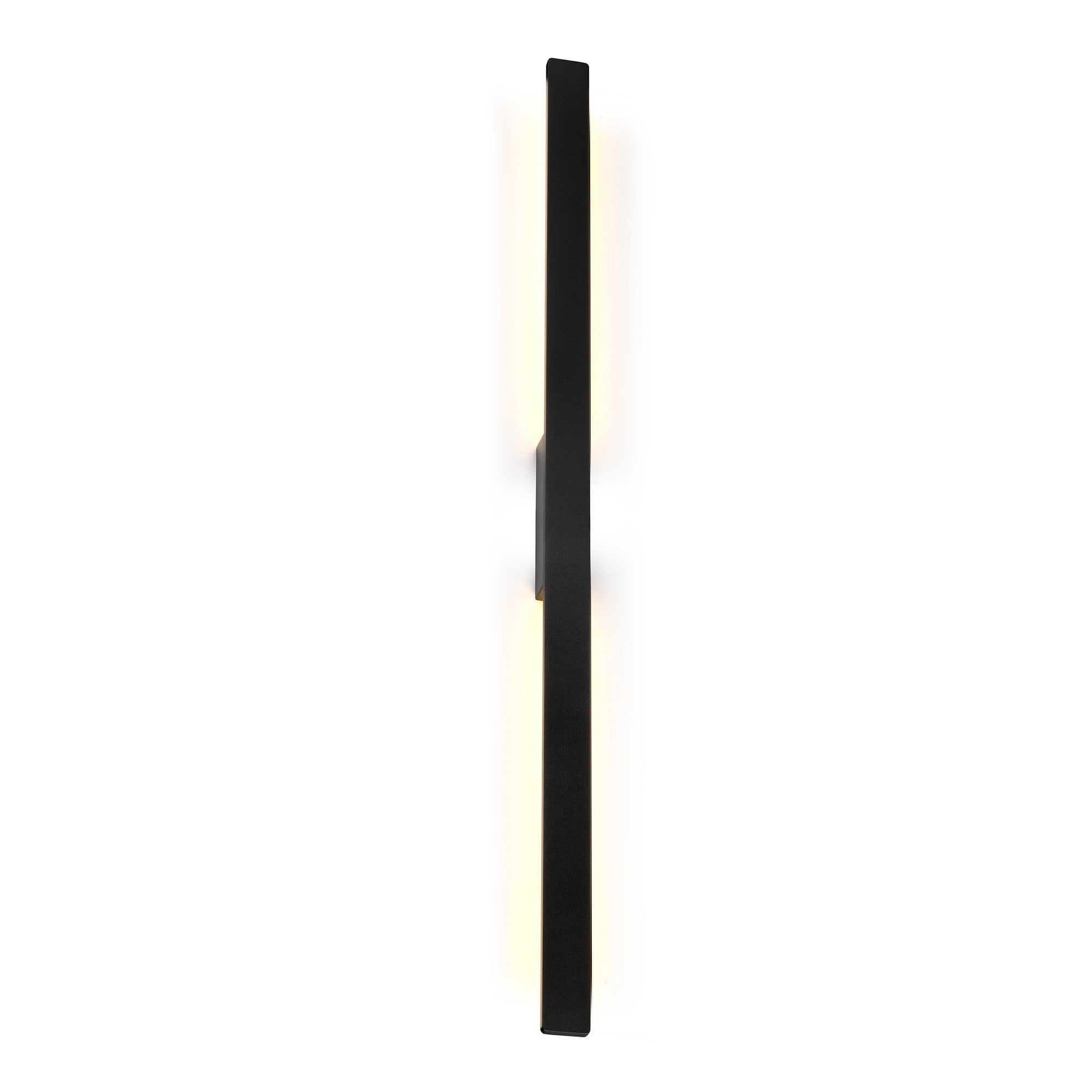 M7996 Lotus Outdoor 1.4m Wall Lamp 24W LED Black
