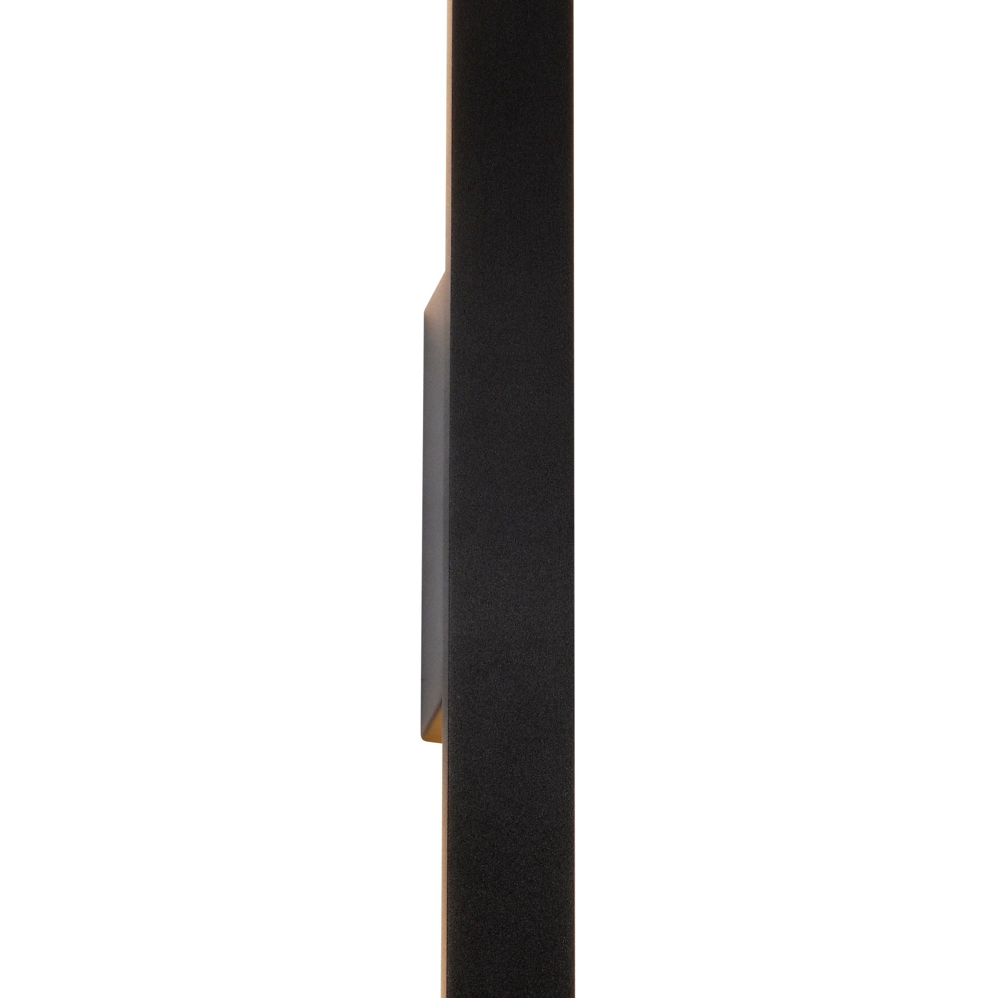 M7996 Lotus Outdoor 1.4m Wall Lamp 24W LED Black