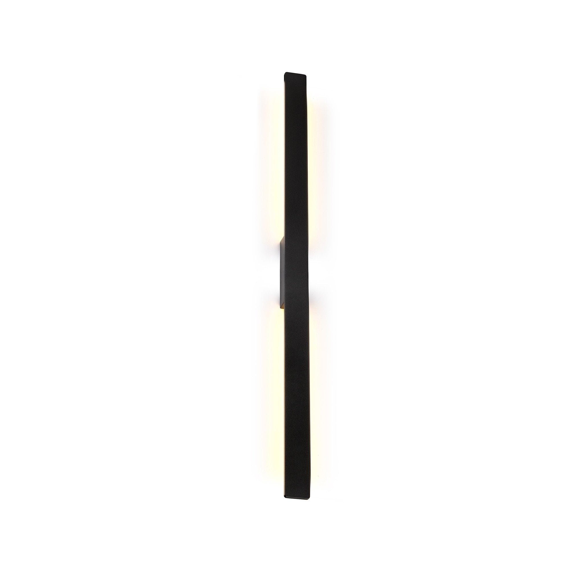M7992 Lotus Outdoor 1.2m Wall Lamp 18W LED Black