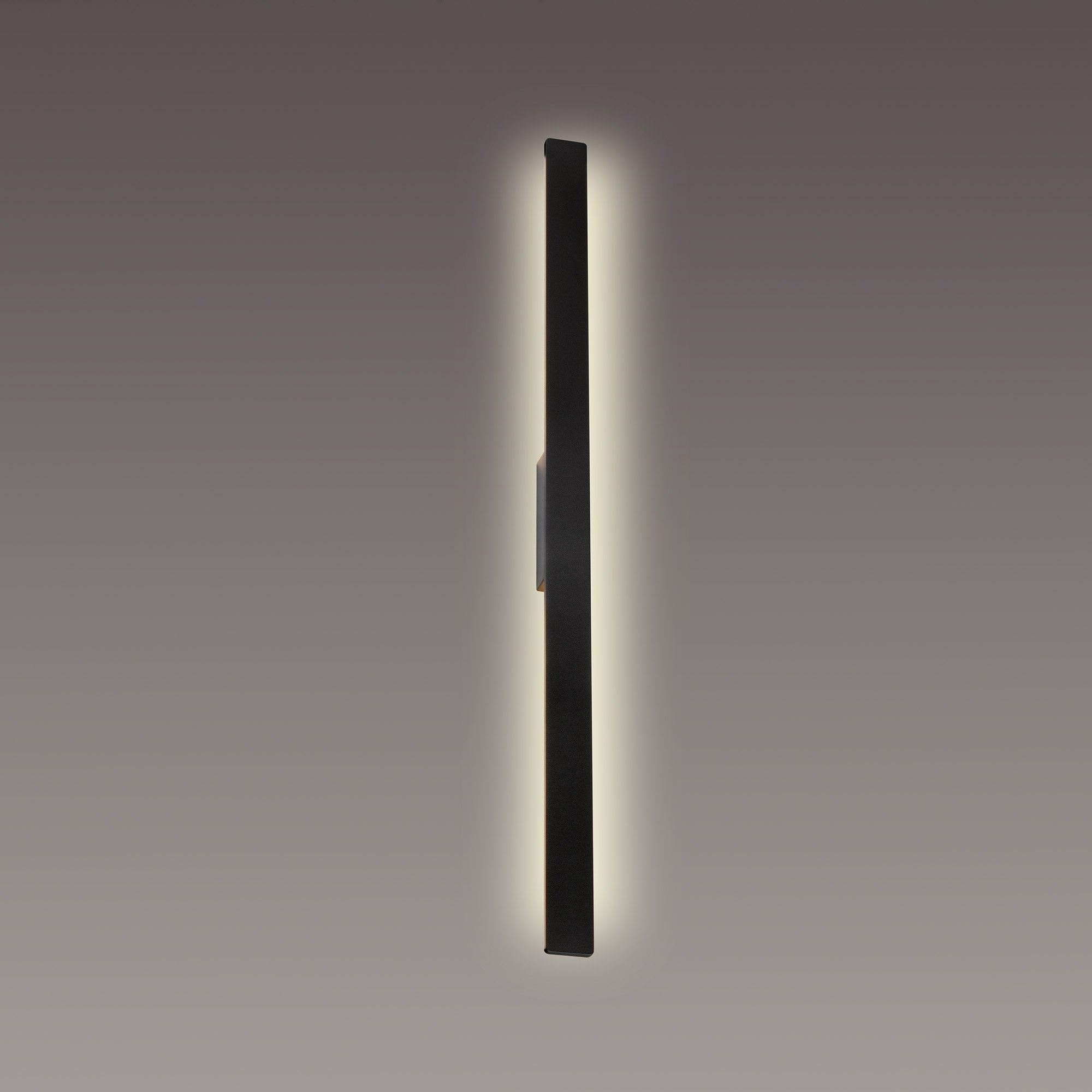 M7992 Lotus Outdoor 1.2m Wall Lamp 18W LED Black