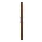 M7997 Lotus Outdoor 1.4m Wall Lamp 24W LED Rust Brown