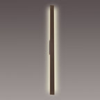 M7997 Lotus Outdoor 1.4m Wall Lamp 24W LED Rust Brown