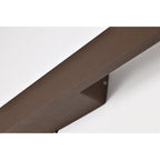 M7997 Lotus Outdoor 1.4m Wall Lamp 24W LED Rust Brown