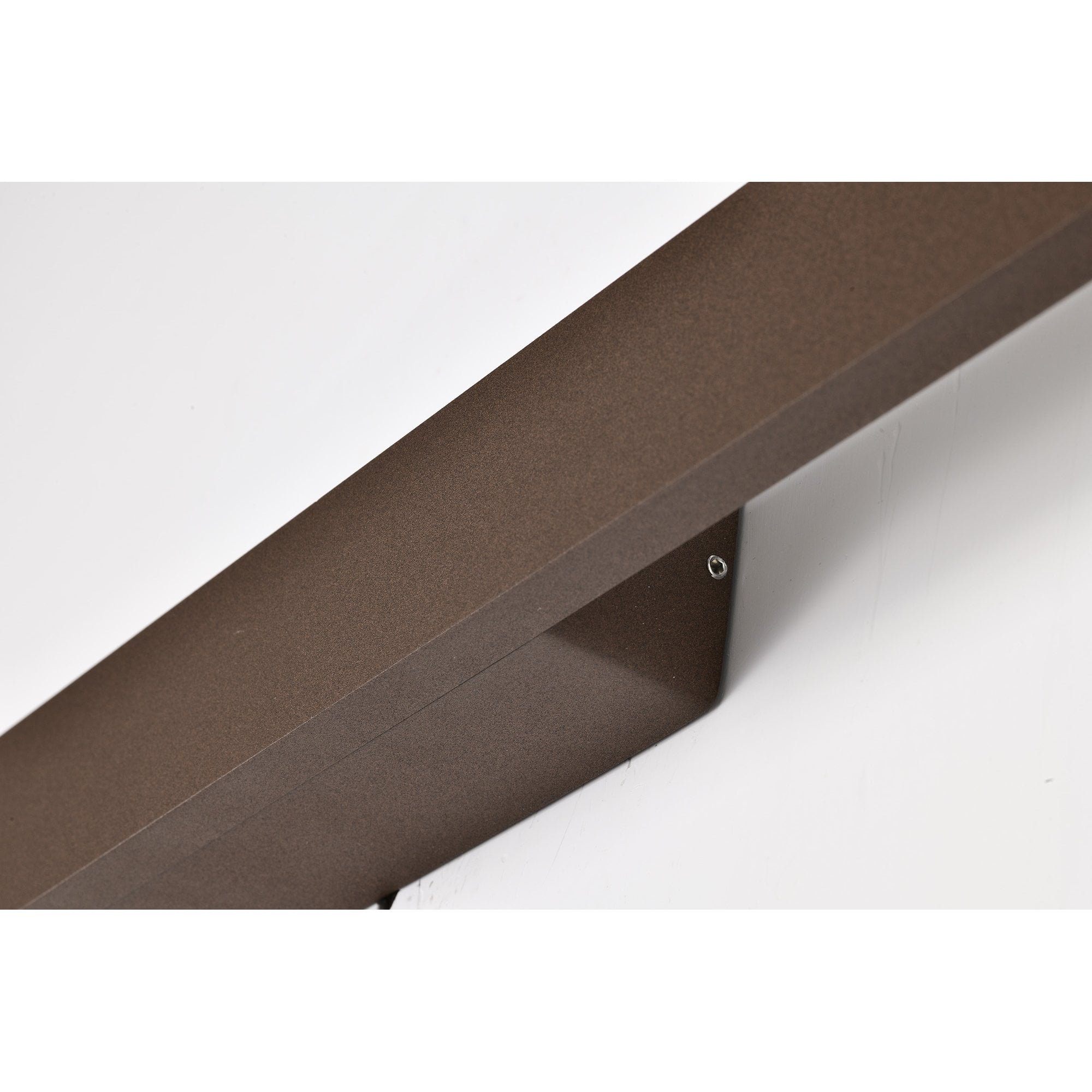 M7997 Lotus Outdoor 1.4m Wall Lamp 24W LED Rust Brown