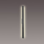 M7991 Lotus Outdoor 1.2m Wall Lamp 18W LED Anthracite