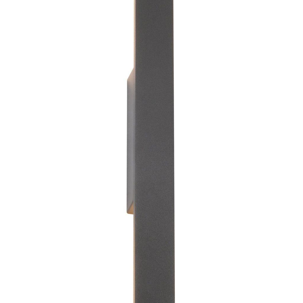 M7991 Lotus Outdoor 1.2m Wall Lamp 18W LED Anthracite