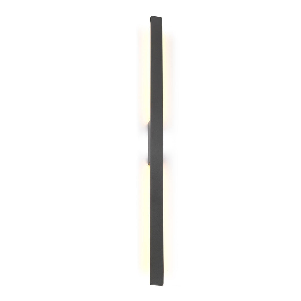 M7995 Lotus Outdoor 1.4m Wall Lamp 24W LED Anthracite