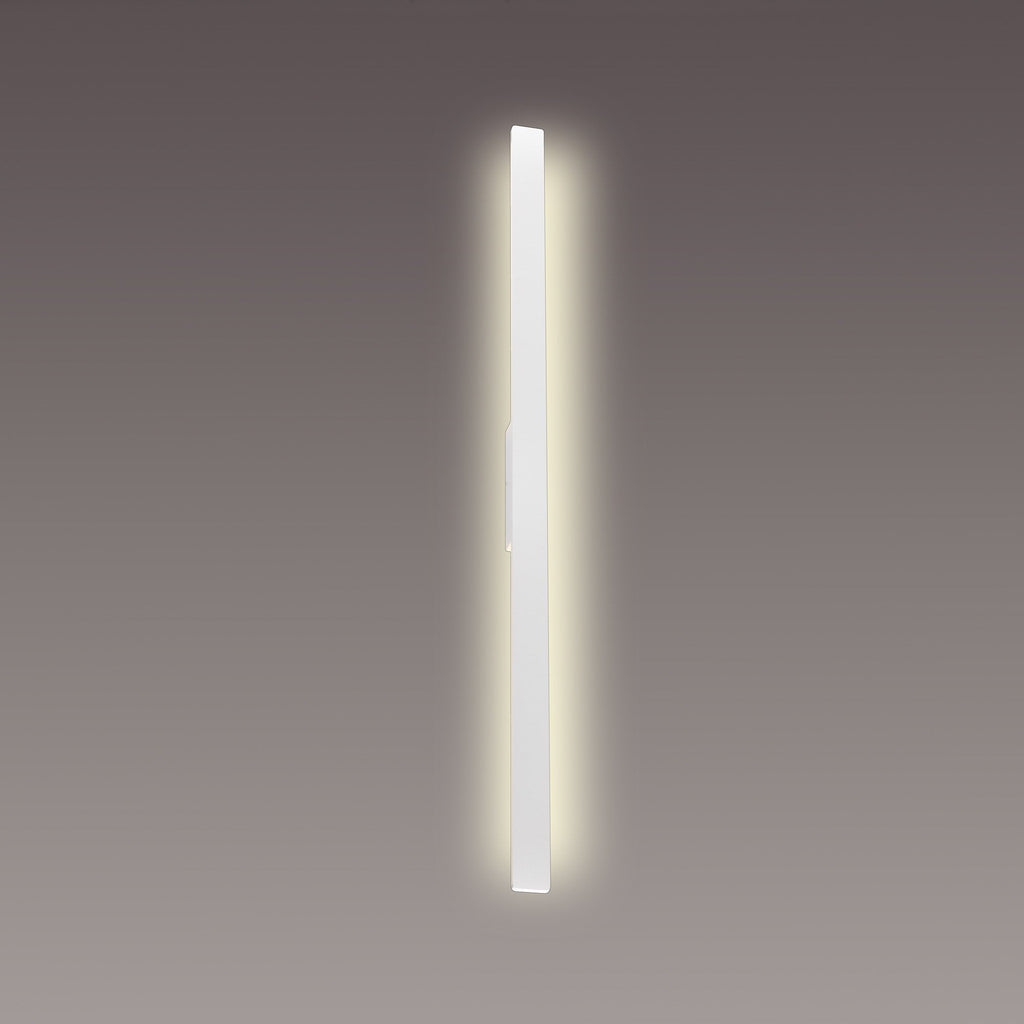 M7990 Lotus Outdoor 1.2m Wall Lamp 18W LED White