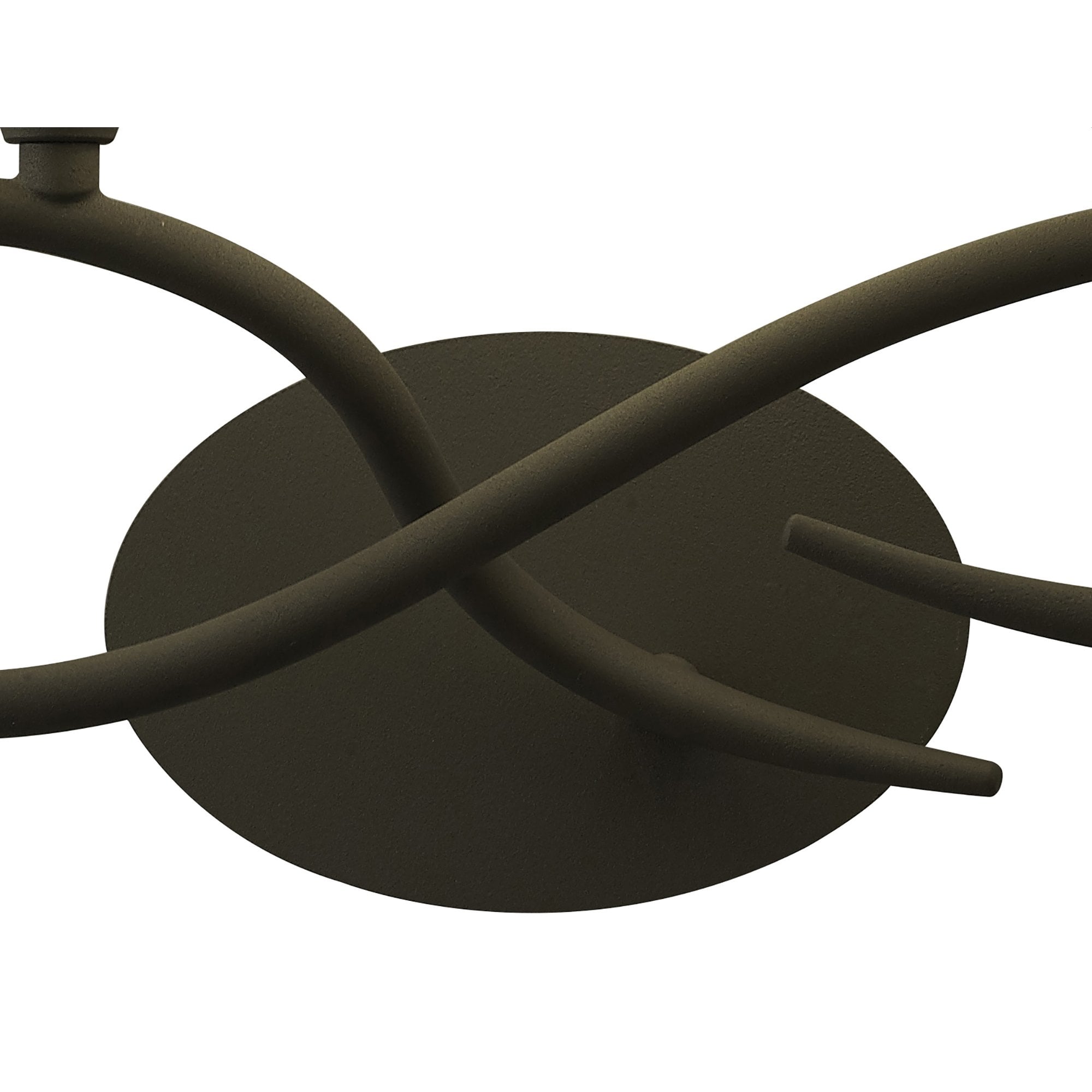 M3687 Lua Wall Lamp 2 Light E27 Ash Grey Ash Grey Shade