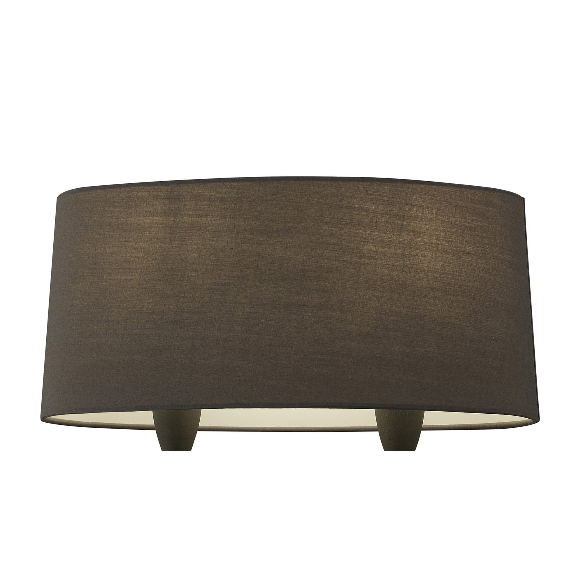 M3687 Lua Wall Lamp 2 Light E27 Ash Grey Ash Grey Shade
