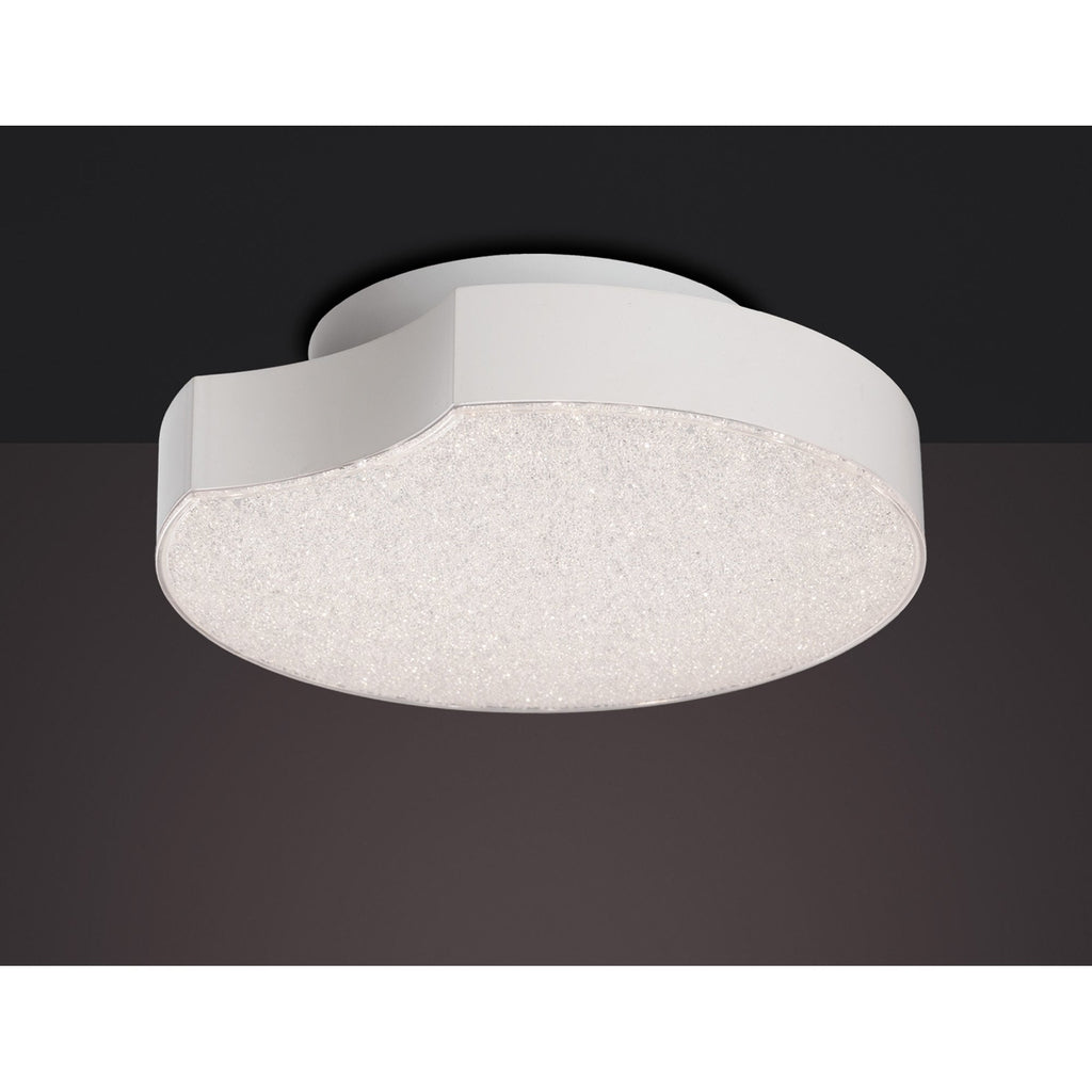 M5767 Lunas Flush Ceiling / Wall Light 25cm Diameter 14W LED White