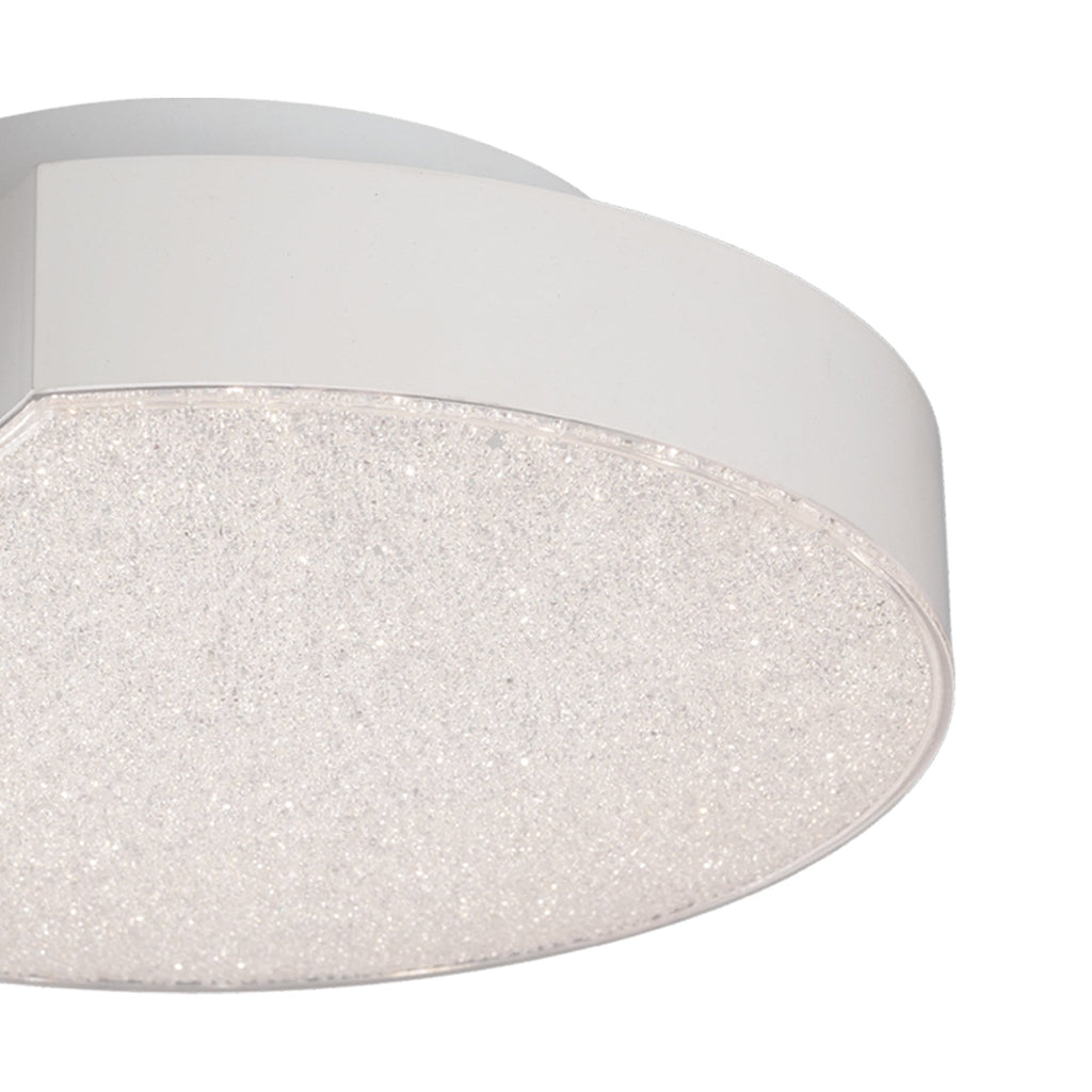 M5767 Lunas Flush Ceiling / Wall Light 25cm Diameter 14W LED White
