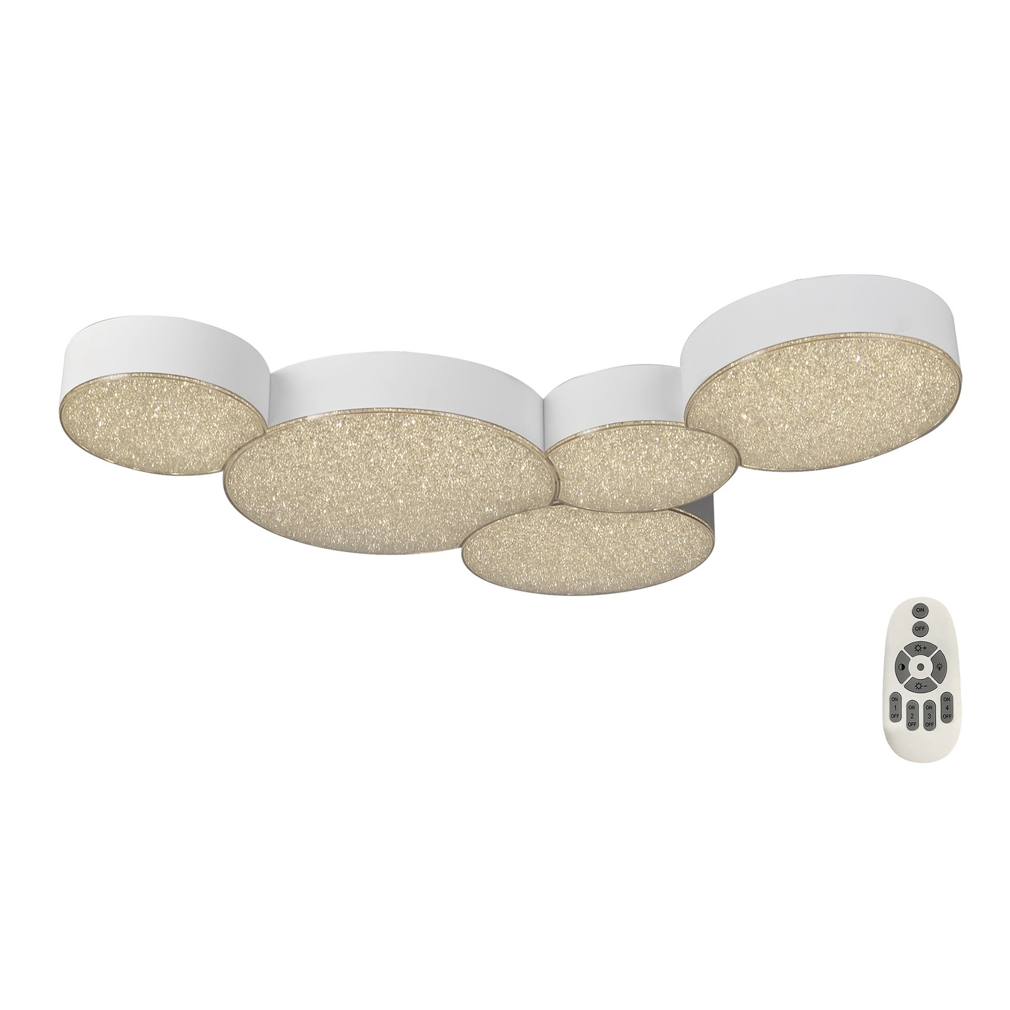 M5768 Lunas Flush Ceiling 63.5cm x 46.3cm 43W LED