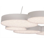 M5760 Lunas Pendant 80cm Diameter 76W LED RF Remote Control White