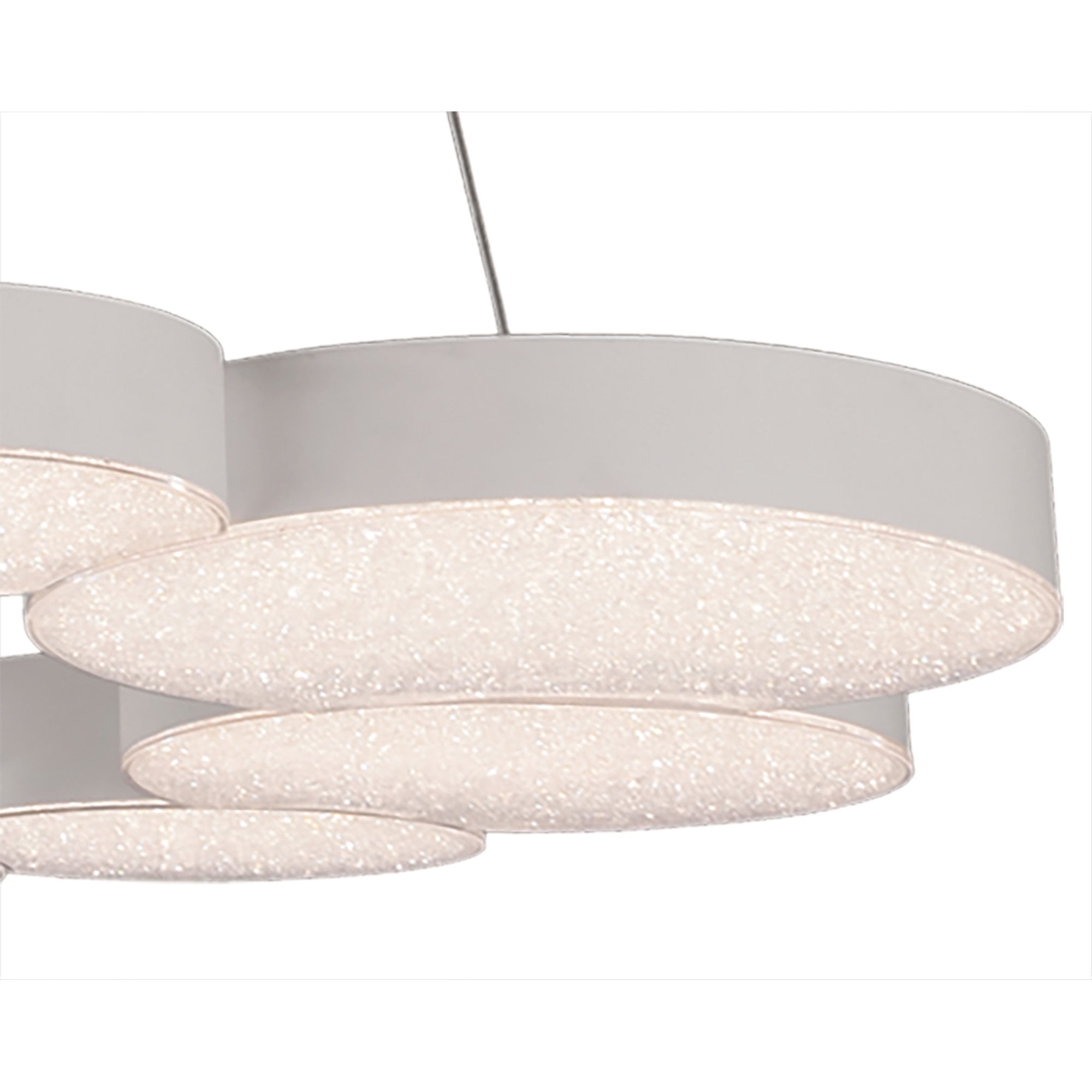 M5760 Lunas Pendant 80cm Diameter 76W LED RF Remote Control White