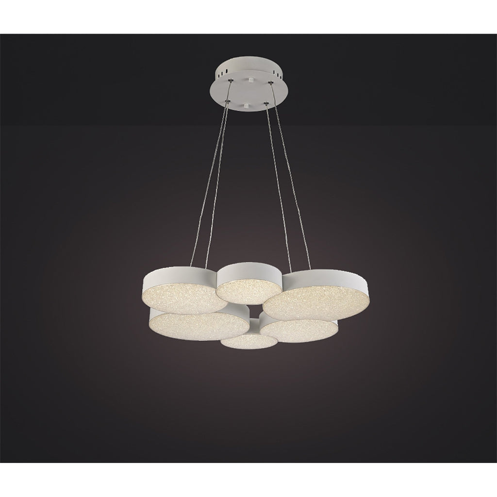 M5761 Lunas Pendant 61cm Diameter 54W LED RF Remote Control White