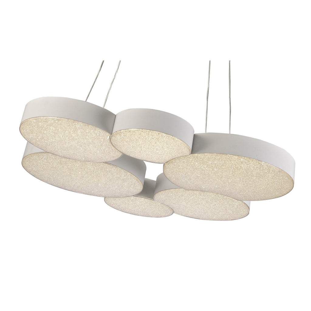 M5761 Lunas Pendant 61cm Diameter 54W LED RF Remote Control White