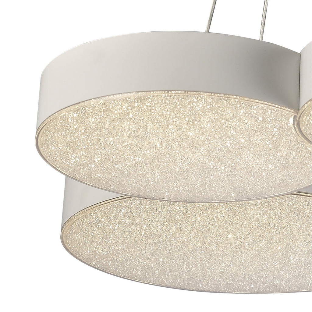 M5761 Lunas Pendant 61cm Diameter 54W LED RF Remote Control White
