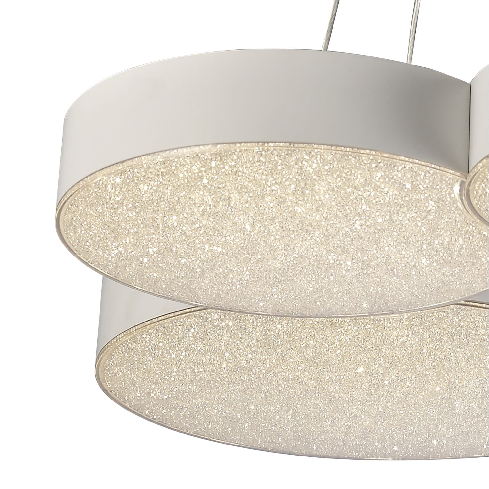 M5761 Lunas Pendant 61cm Diameter 54W LED RF Remote Control White