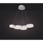 M5762 Lunas Pendant 63.5cm x 46.3cm 43W LED RF Remote Control White
